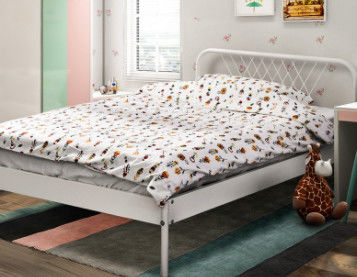 Sypialnia Metalowa rama łóżka, dormitorium Rama ze stali walcowanej na zimno Łatwy montaż