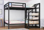 Nowoczesne łóżko piętrowe Dla dzieci Metalowe łóżka piętrowe Meble szkolne Prosta metalowa rama łóżka do użytku domowego